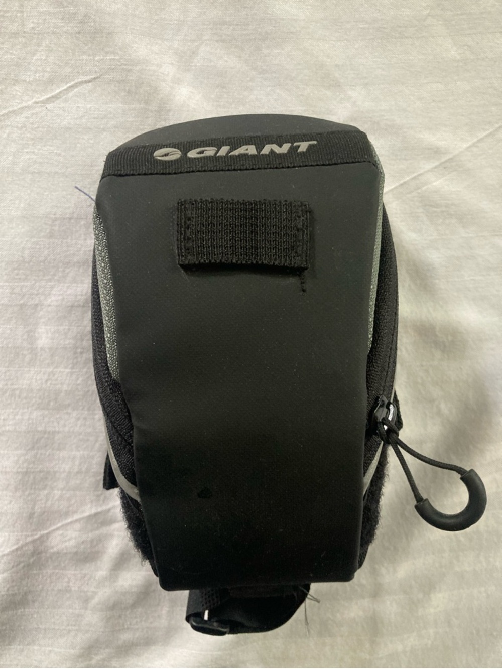 Giant Black Bike Saddle Bag - Bike Mount Travel Pouch